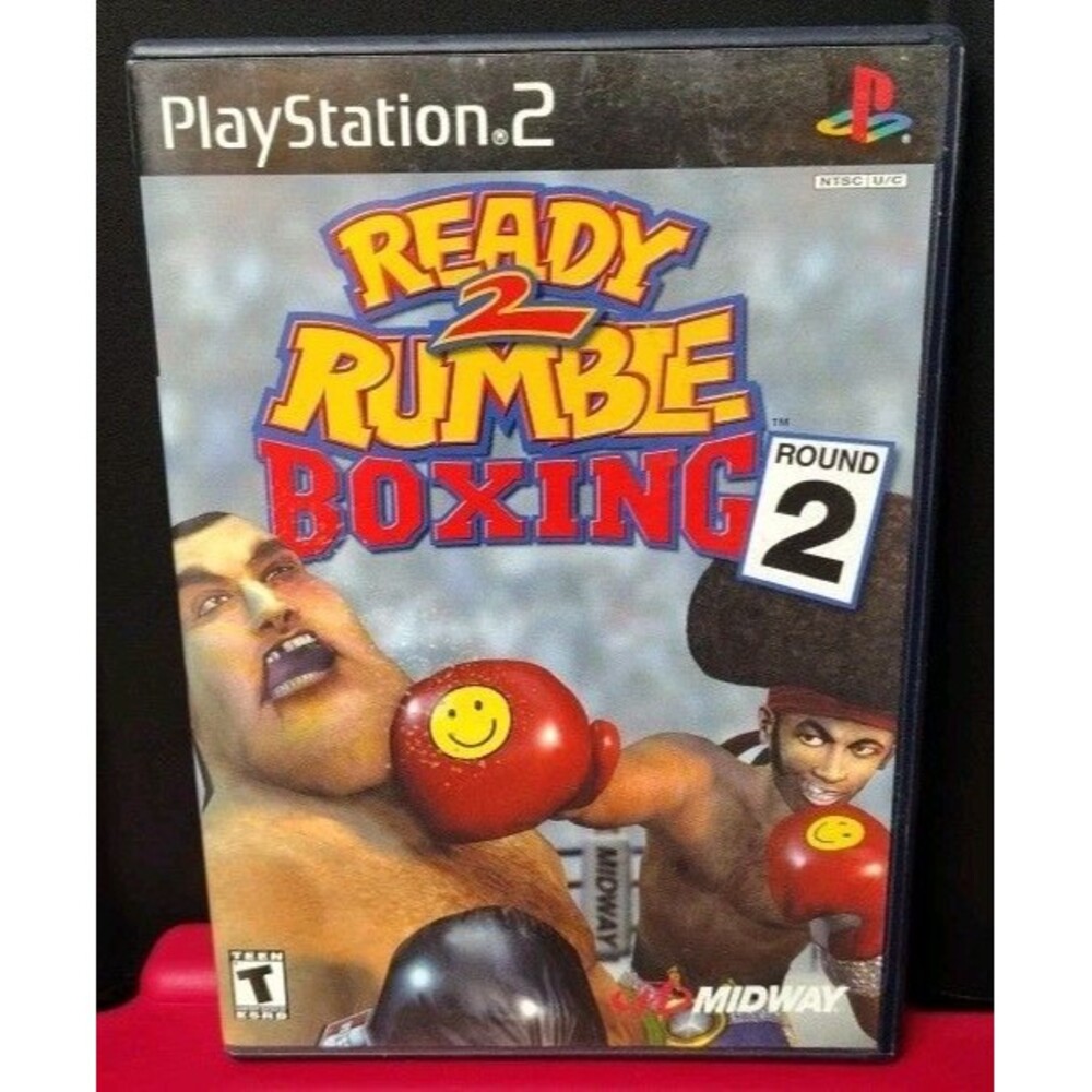Ready 2 Rumble Boxing: Round 2 (PlayStation 2, 2000) PS2 Complete CIB - Used...